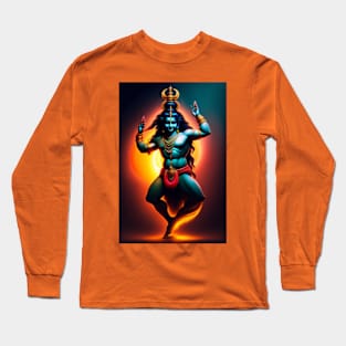 lord shiva dancing Long Sleeve T-Shirt